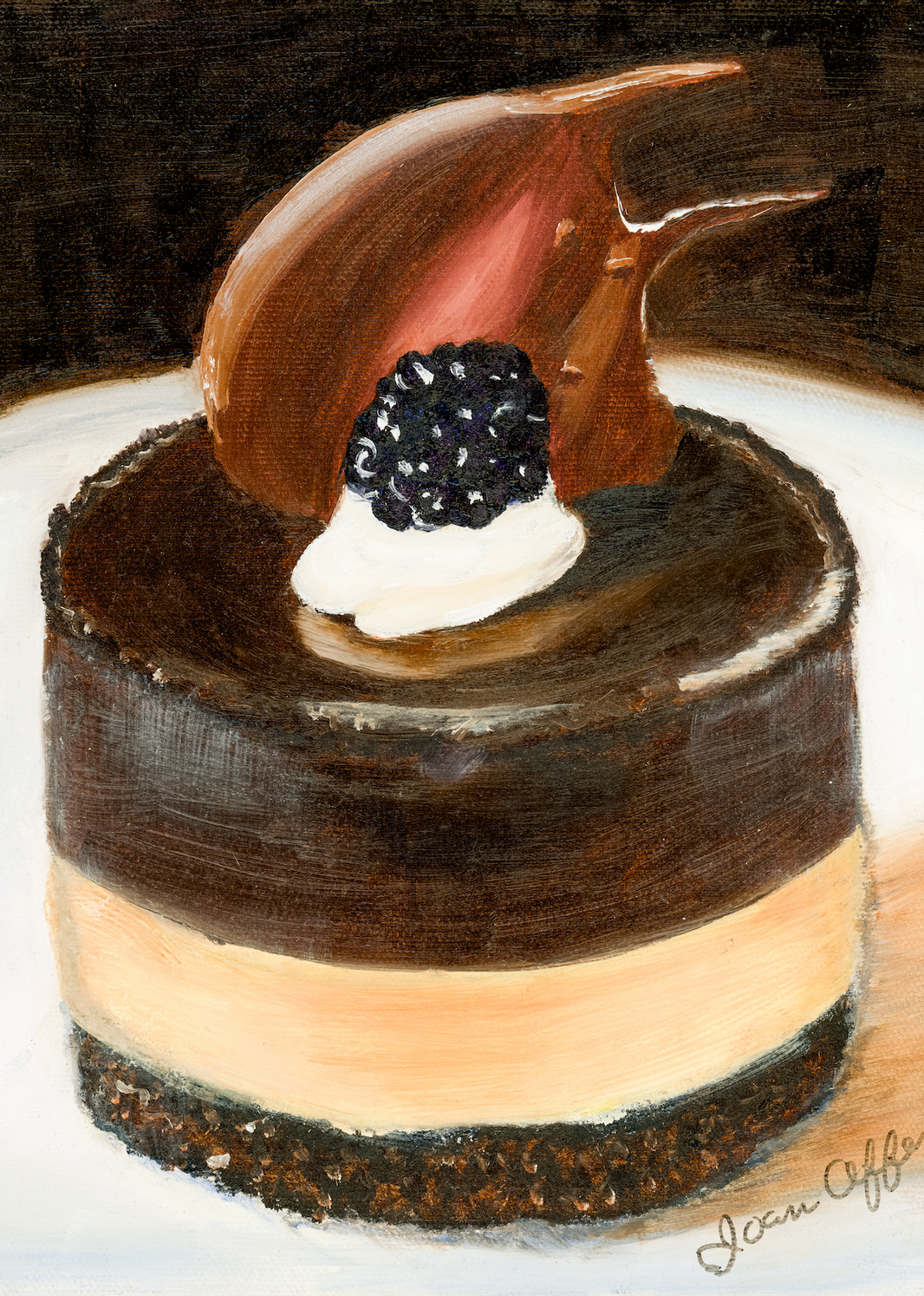 Cake - 8x10 Print by Joan Affenit