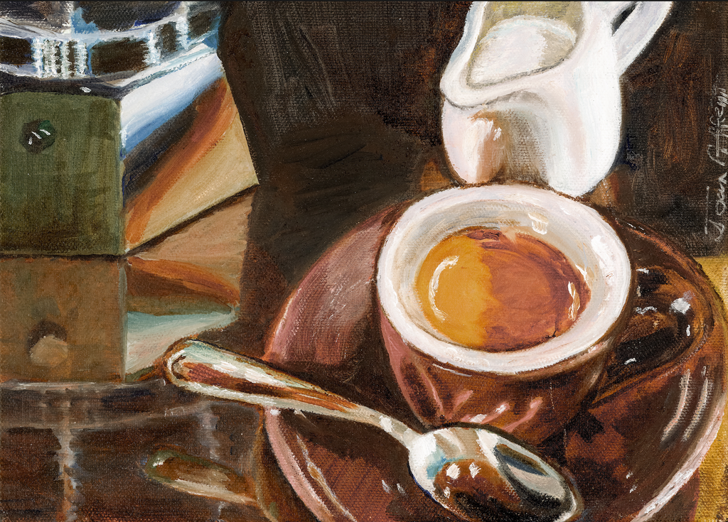Coffee and Cream - 8x10 Print by Joan Affenit