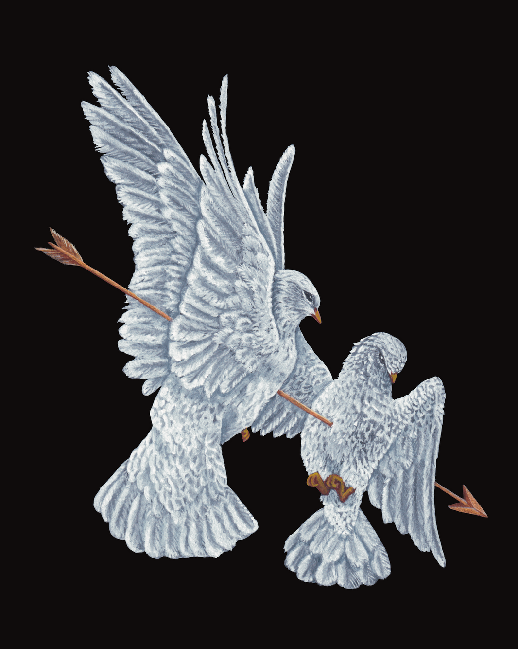 Cupid's Curse - 8x10 inches print by Stephenie Anderson