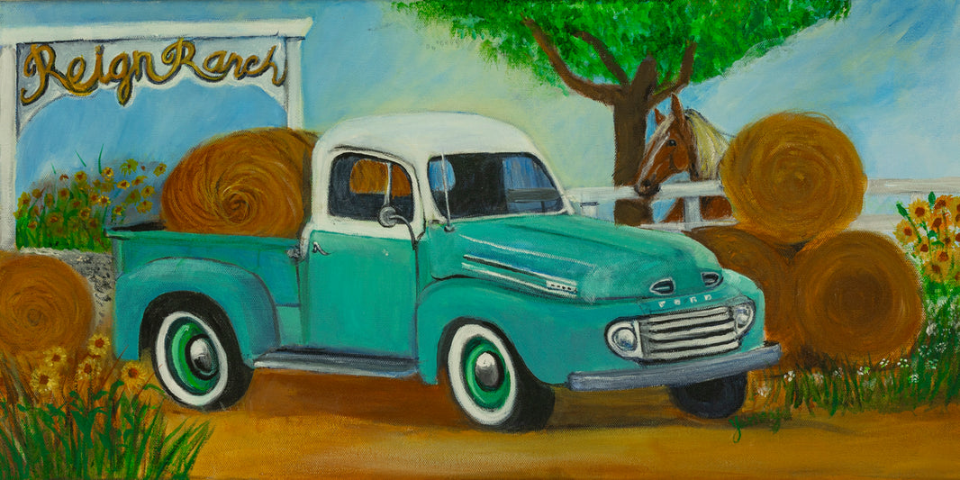 Reign’s Ranch 24x12 inches Print by Yenny (Jenny Archbold)
