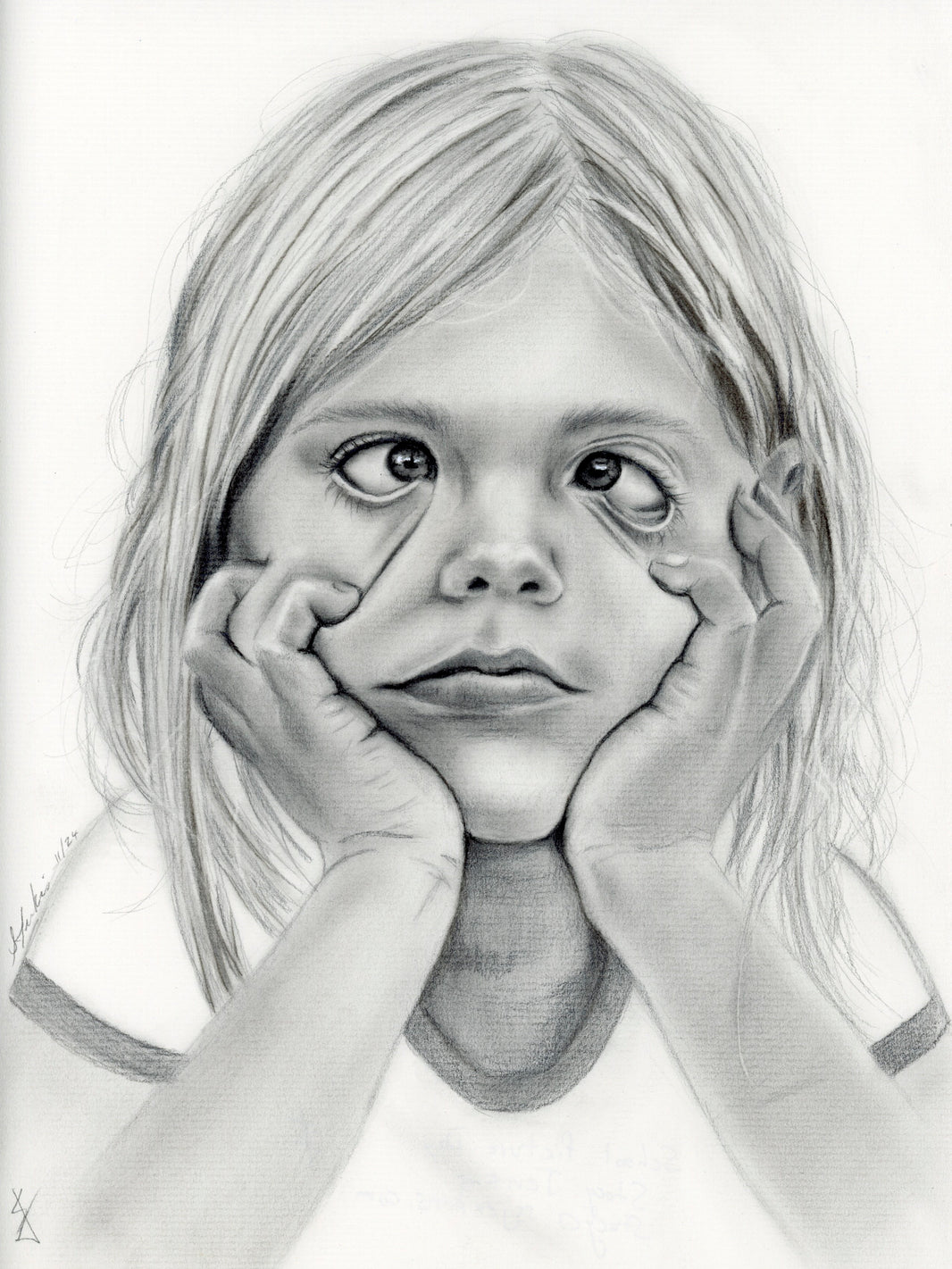 School Picture Day - 9 x 12 print by Stacy Jenkins