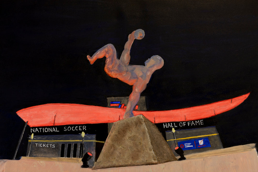 Sports City's Skyward Kick - Print by Joan Affenit