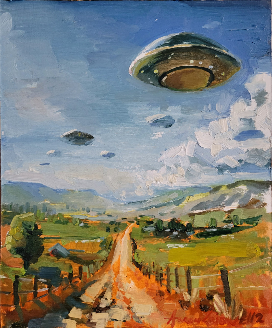 Don't believe your lying eyes - Print by Aaron Criswell