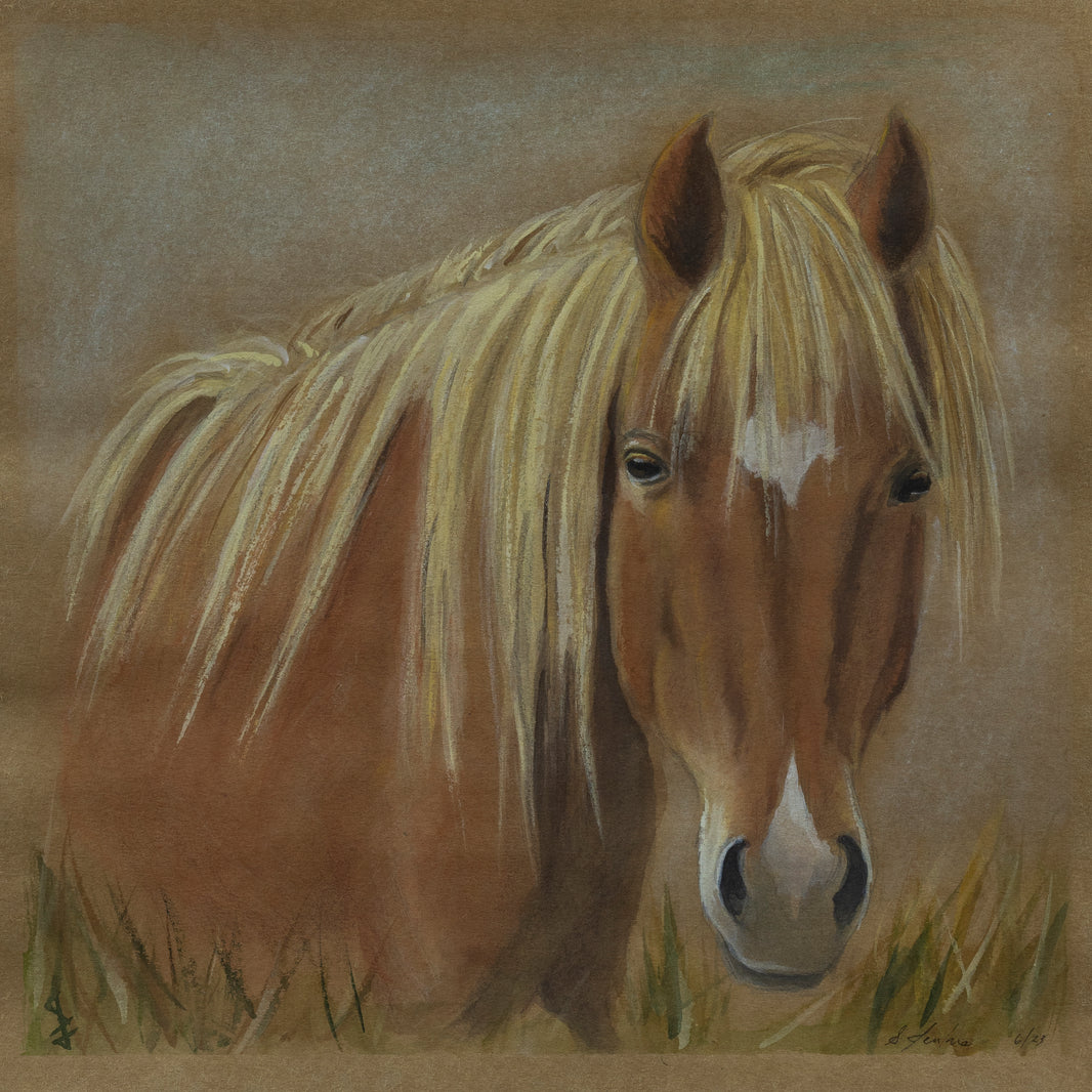 Grazing - 12 x 12 print by Stacy Jenkins