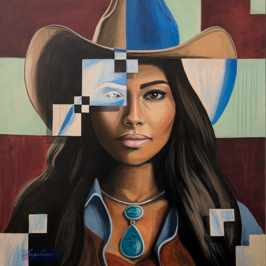 Tessera Serries V: Texaco - Print by Angeline Collier