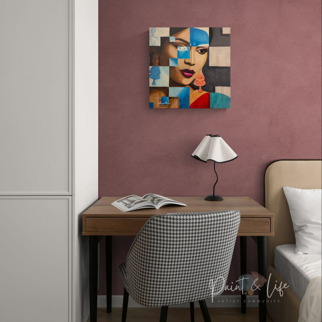 Tessera Serries VII: Indian - Print by Angeline Collier