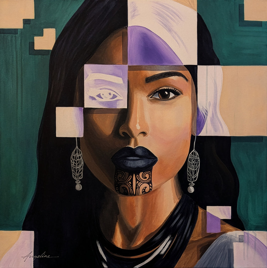 Tessera Serries X: Maori - Print by Angeline Collier