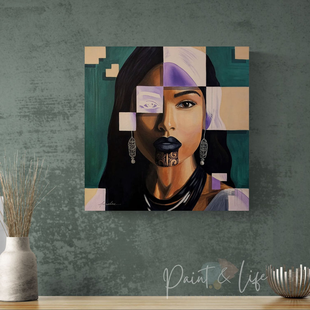 Tessera Serries X: Maori - Print by Angeline Collier