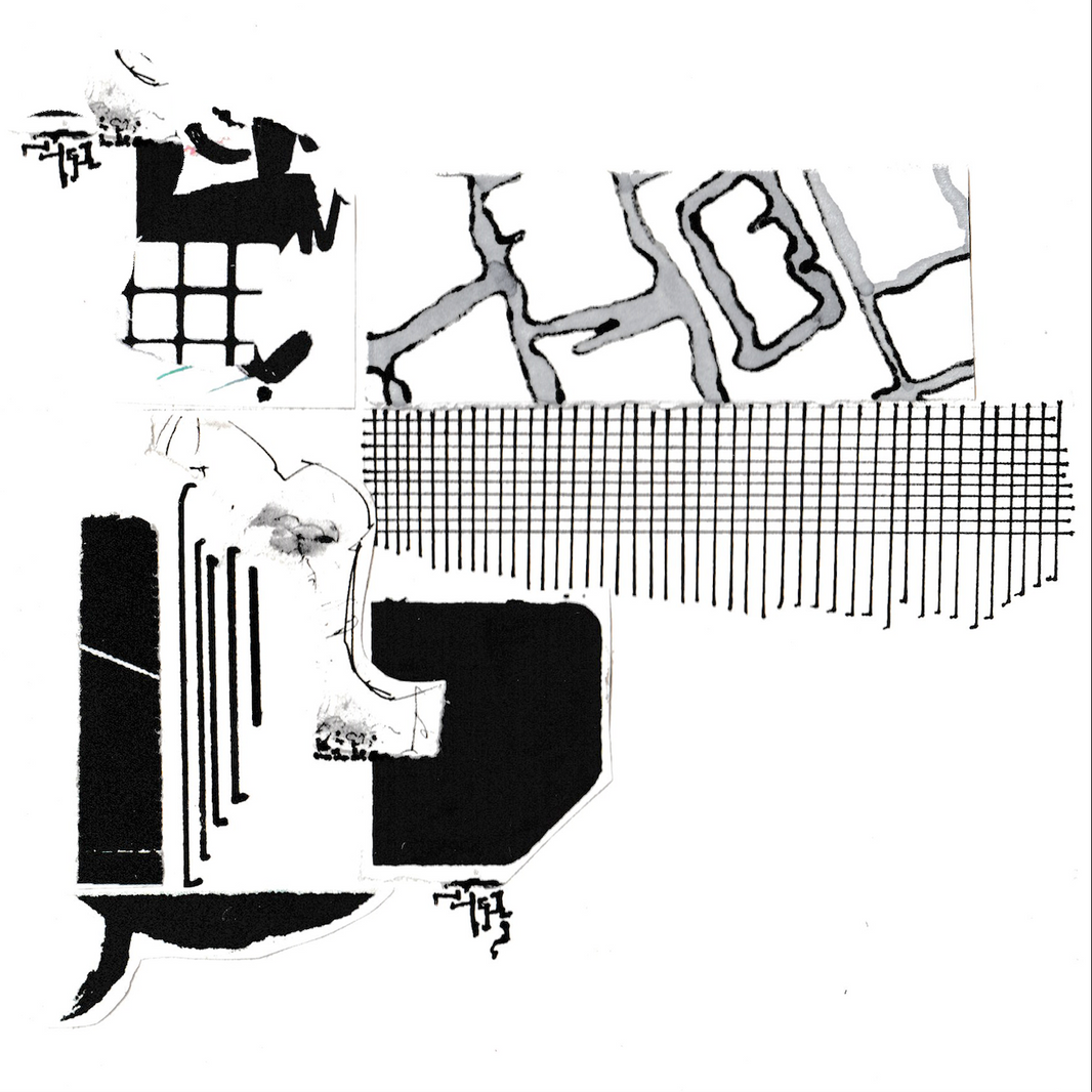 Balck and Gray Study - 5x5 inches print by Rebecca Howdeshell