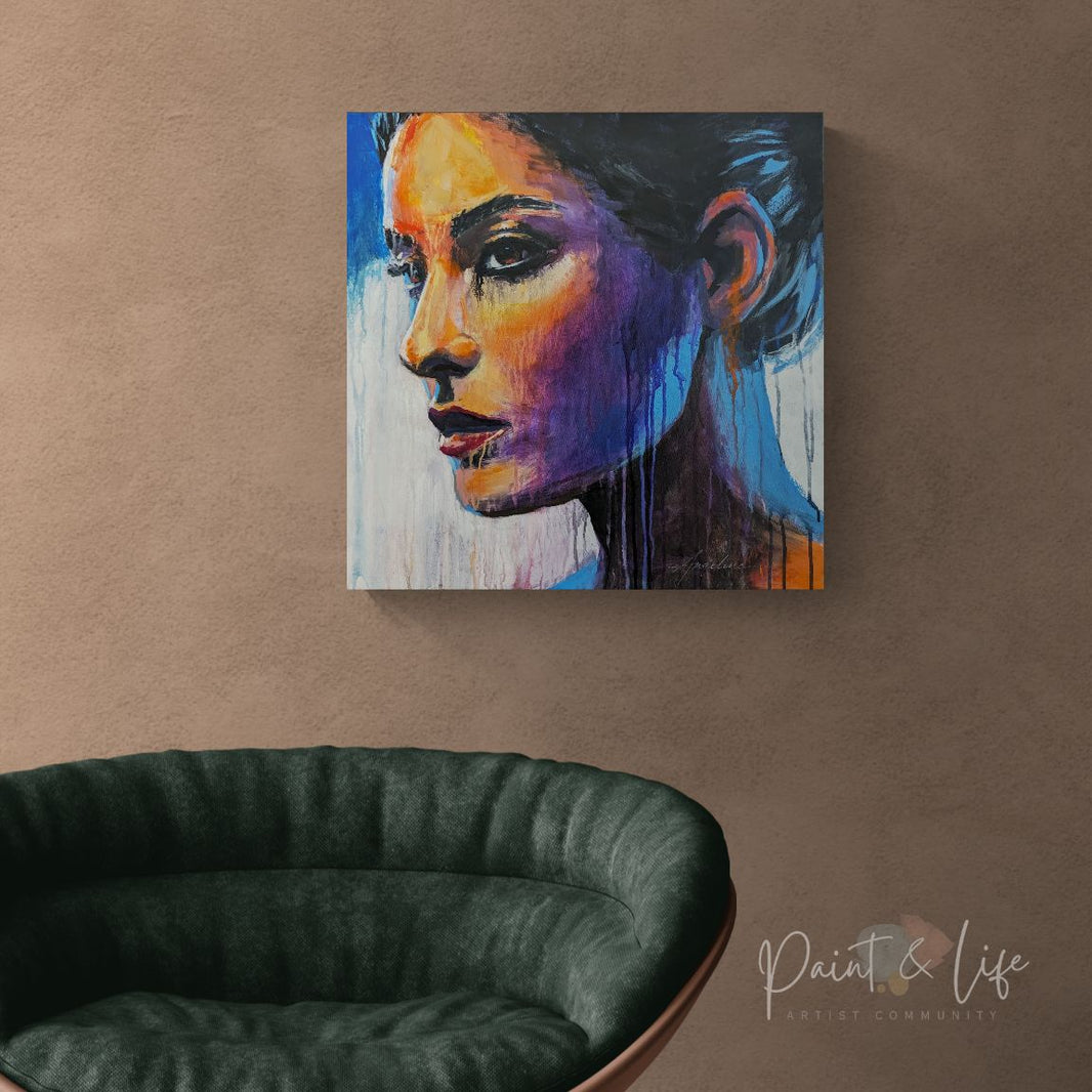 Cascading Reflections - Print by Angeline Collier