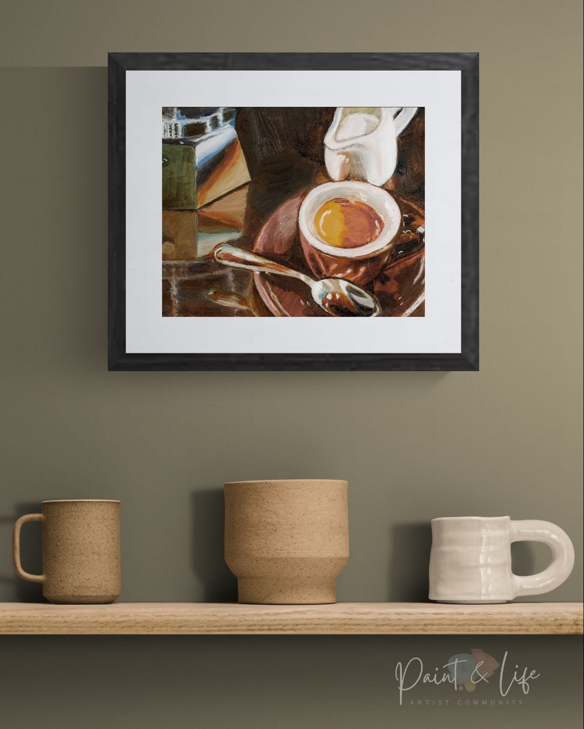 Coffee and Cream - 8x10 Print by Joan Affenit