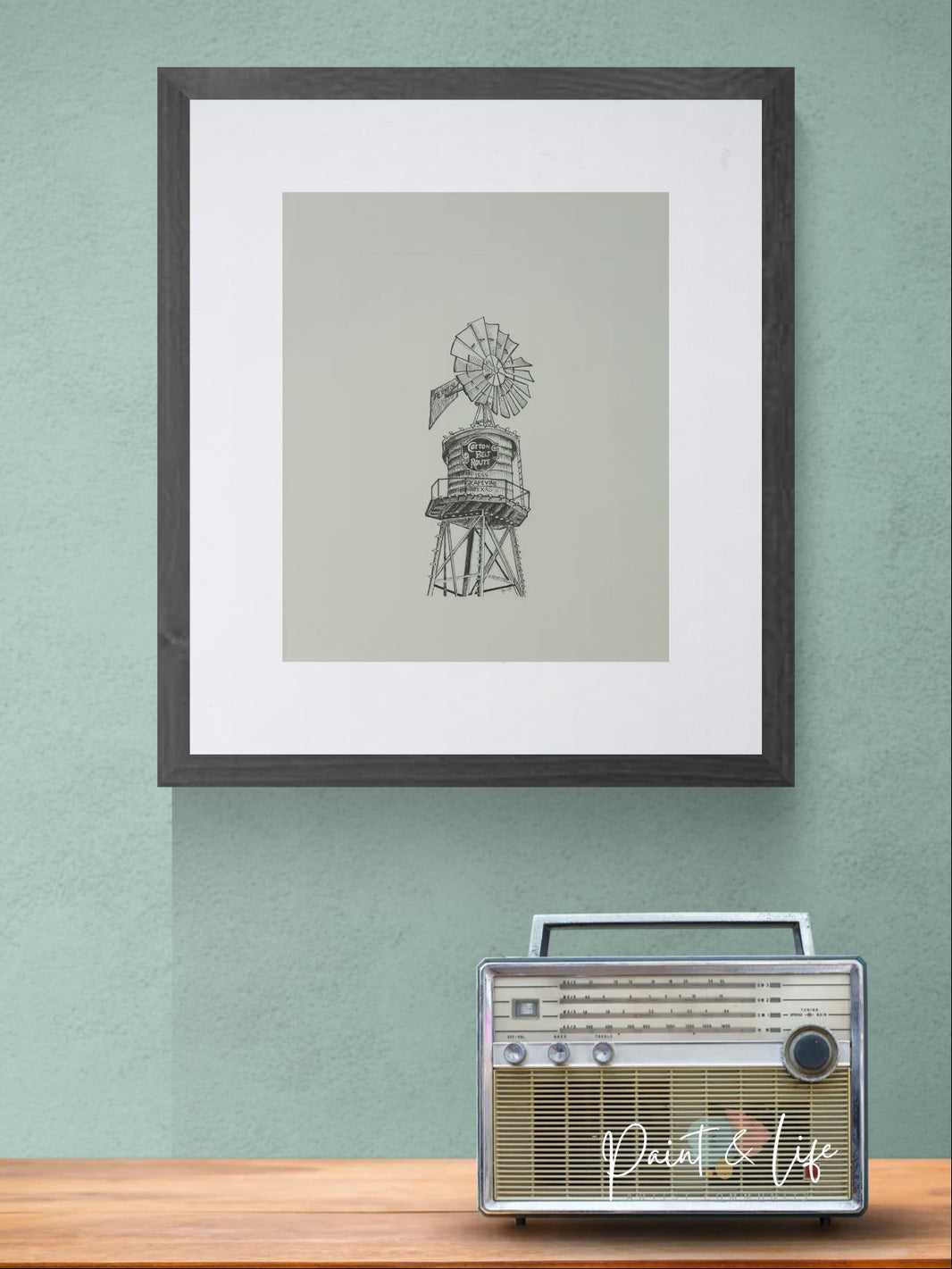 Cotton Belt Route - 11 x 14 inches Print by Yenny (Jenny Archbold)