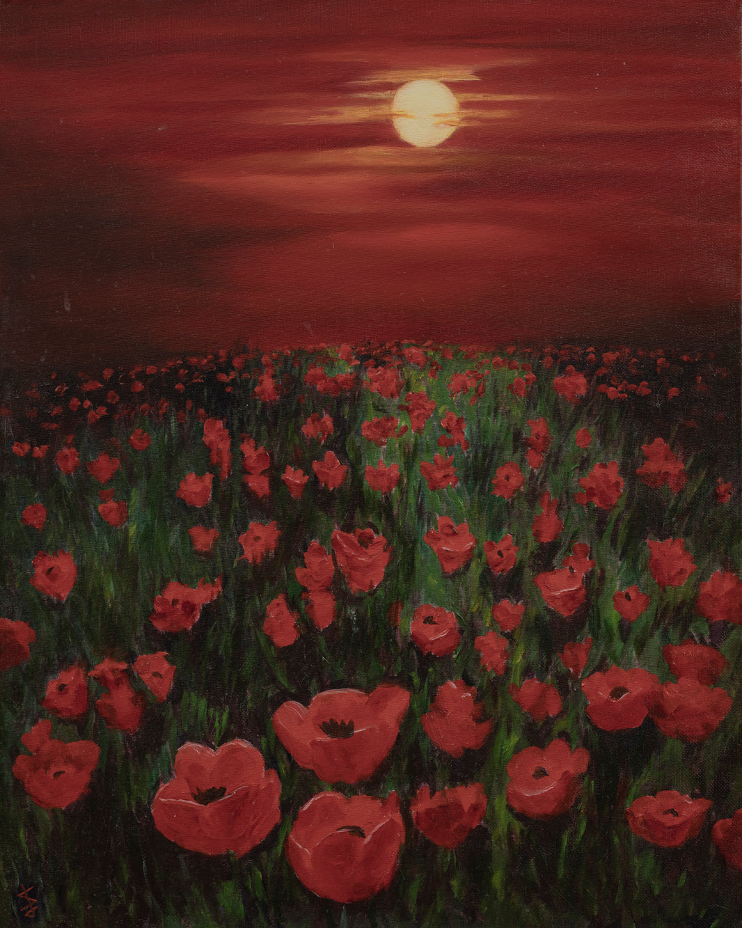 Crimson Sky - 16x20 print by Stacy Jenkins