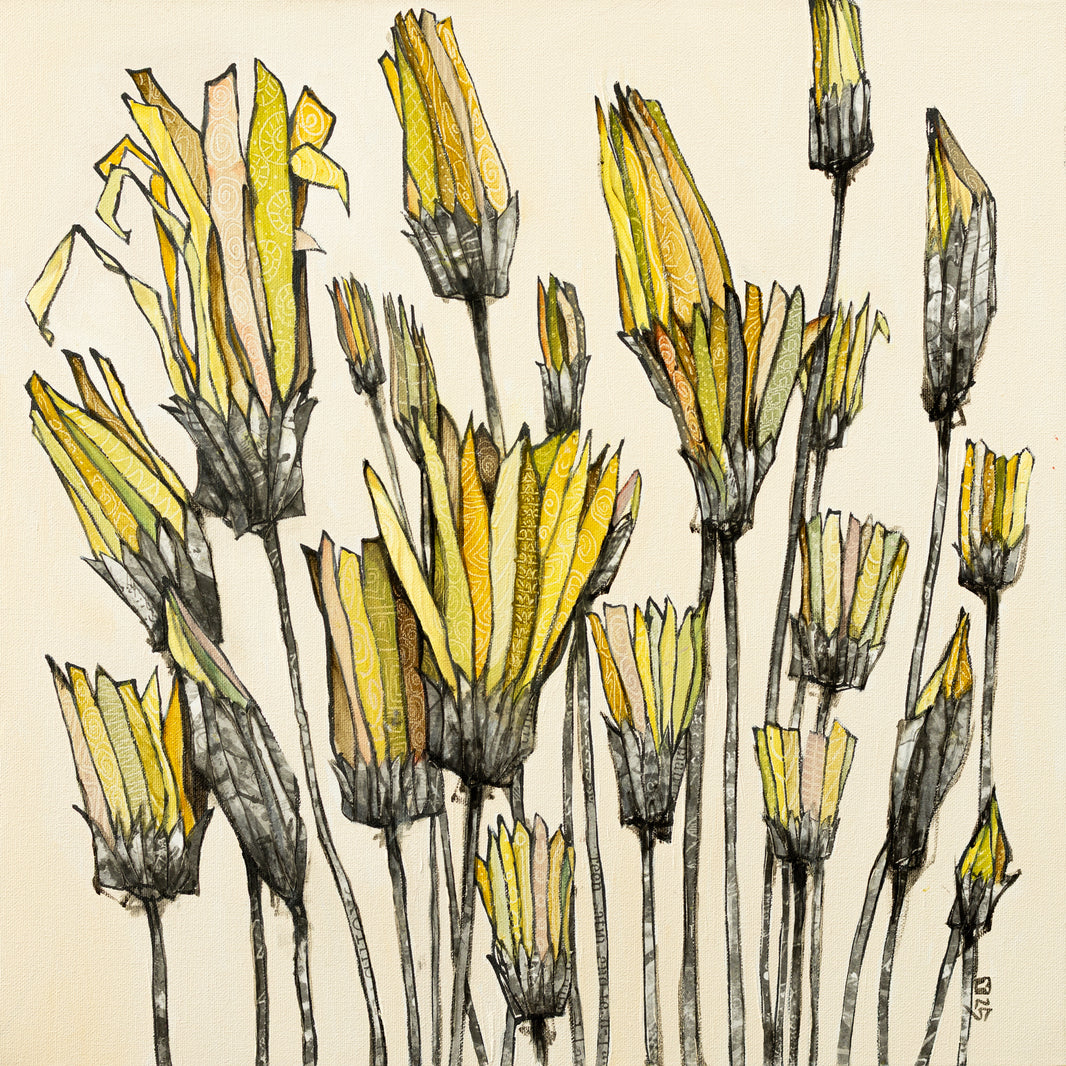 Flowers 3 - 12x12 inches print on canvas, Limited Edition 1/10, 1.5 inch Gallery wrap