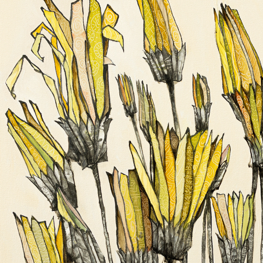 Flowers 3 - 12x12 inches print on canvas, Limited Edition 1/10, 1.5 inch Gallery wrap