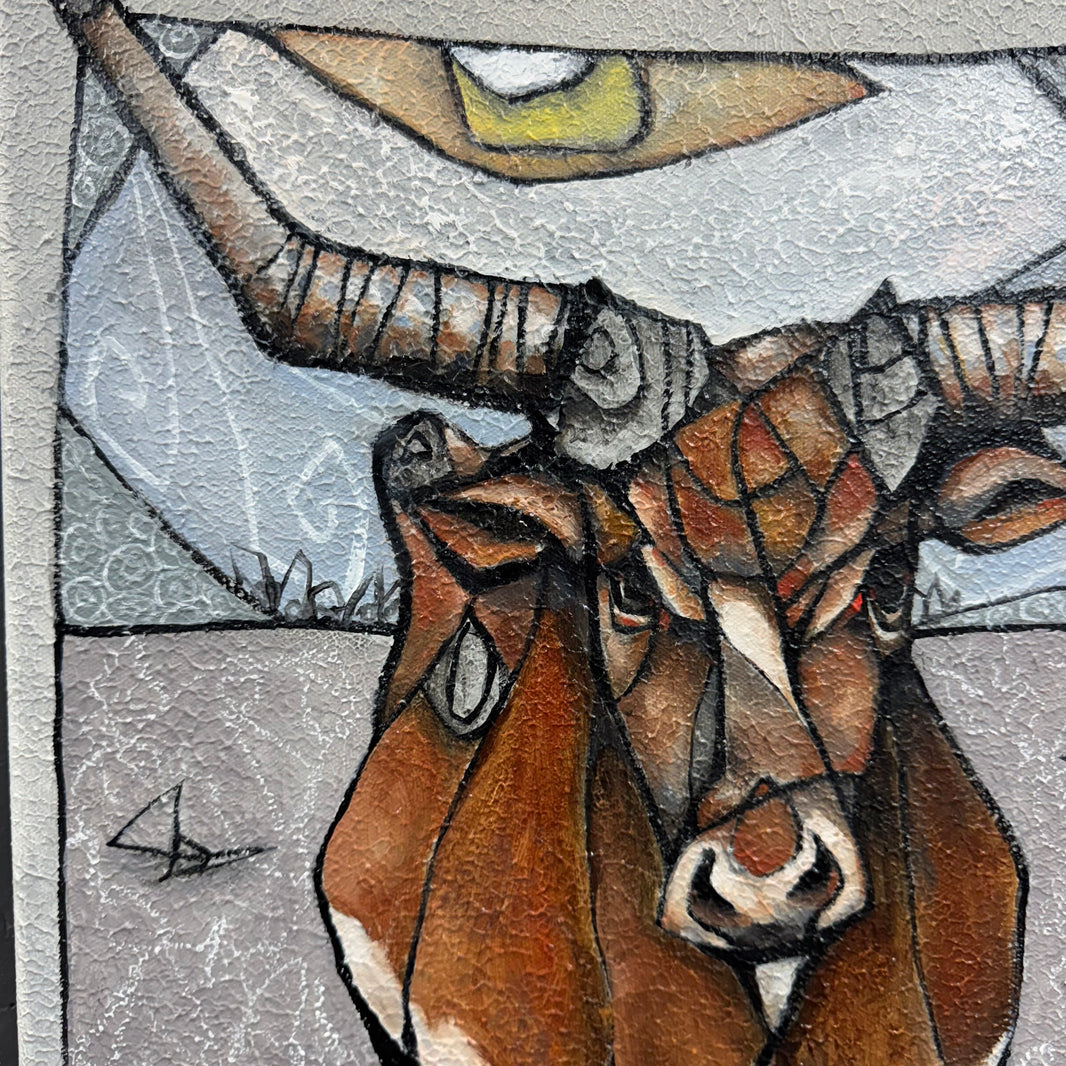 Standing Outside - Original Painting by Young Kim