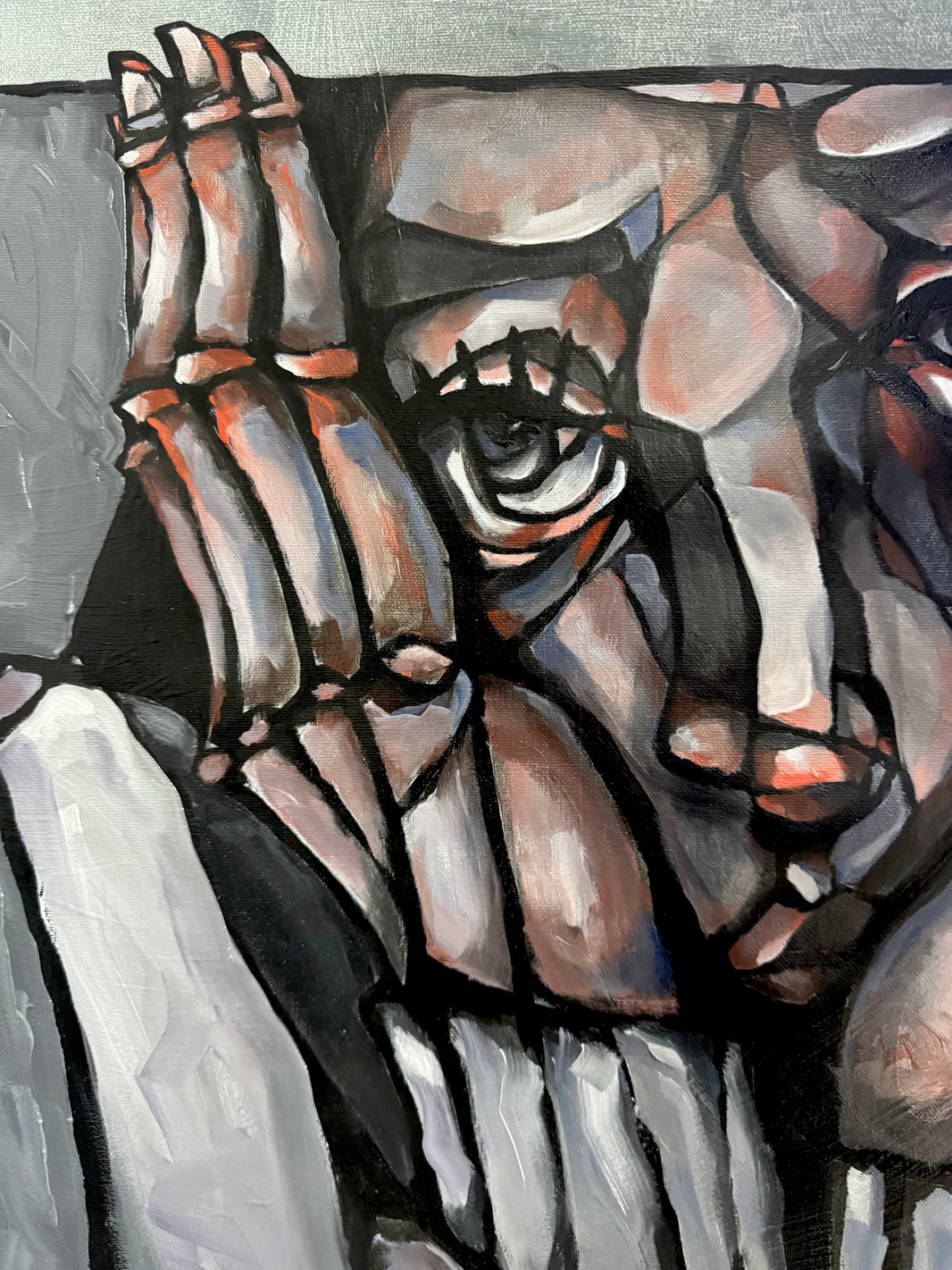 Surrounded by Anxiety- Original Painting from Young Kim