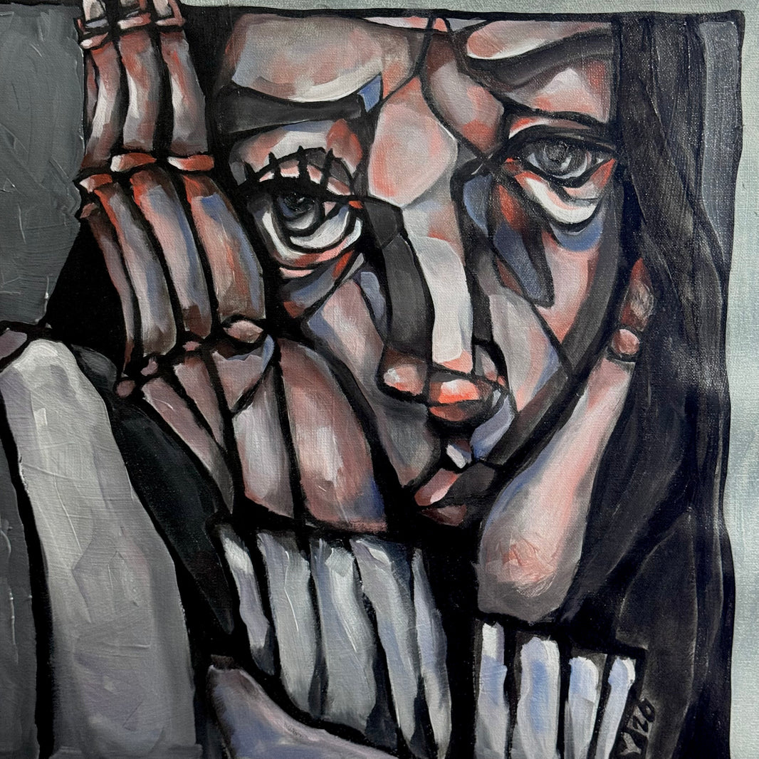 Surrounded by Anxiety- Original Painting from Young Kim