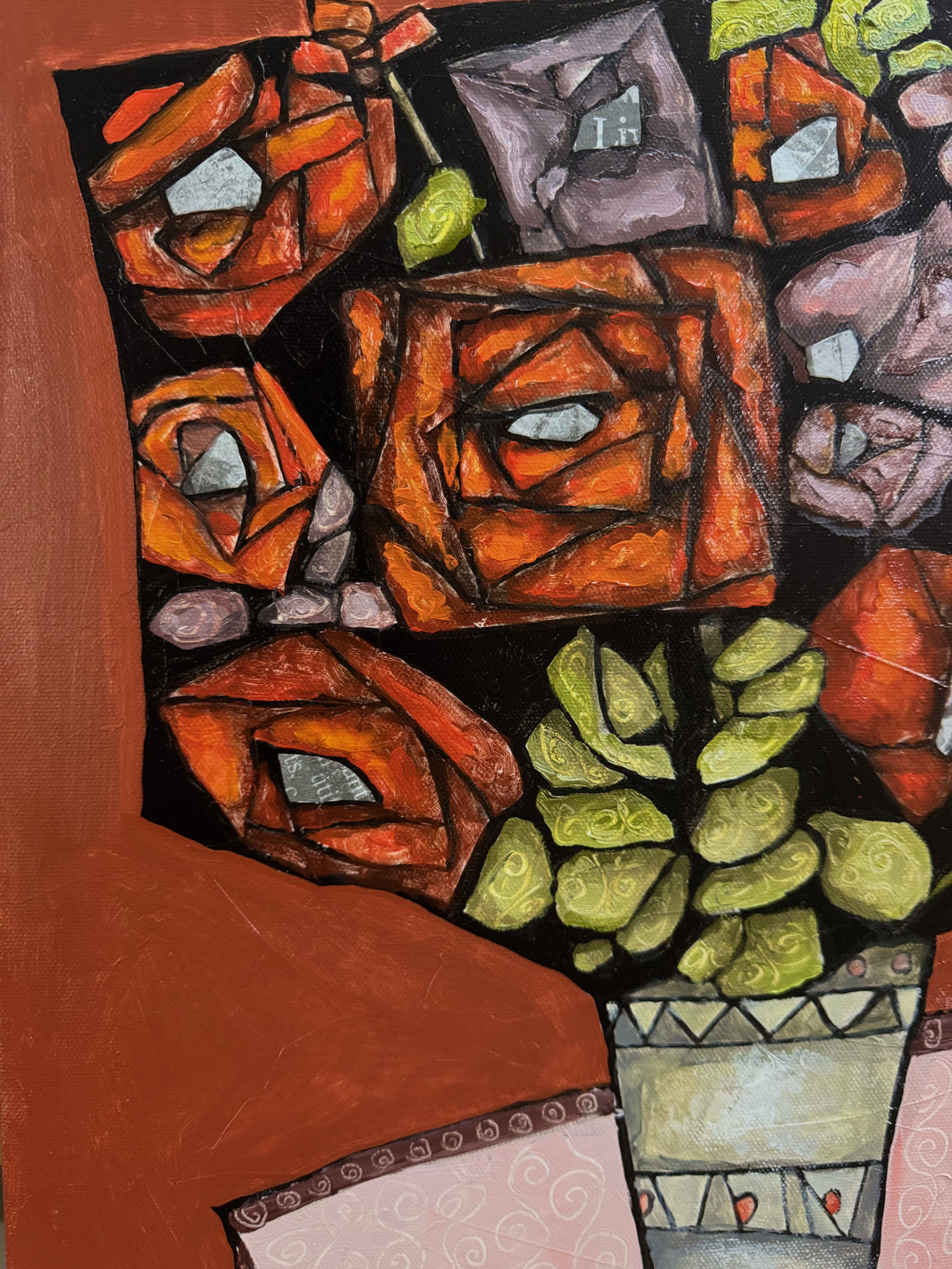 Roses 3 - Original Painting by Young Kim