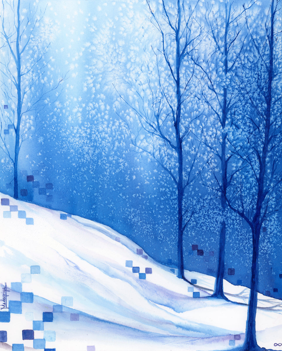 Let it Snow! - Print by Madhupriya Srinivasan