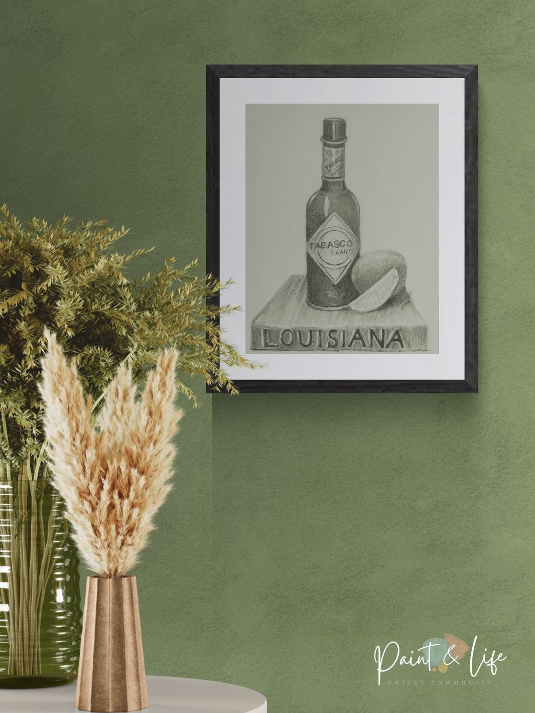 Picante Twist - 8x10 inches Print by Yenny (Jenny Archbold)