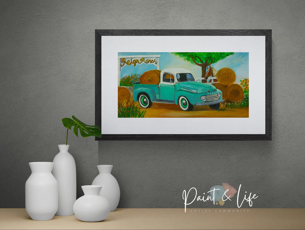 Reign’s Ranch 24x12 inches Print by Yenny (Jenny Archbold)
