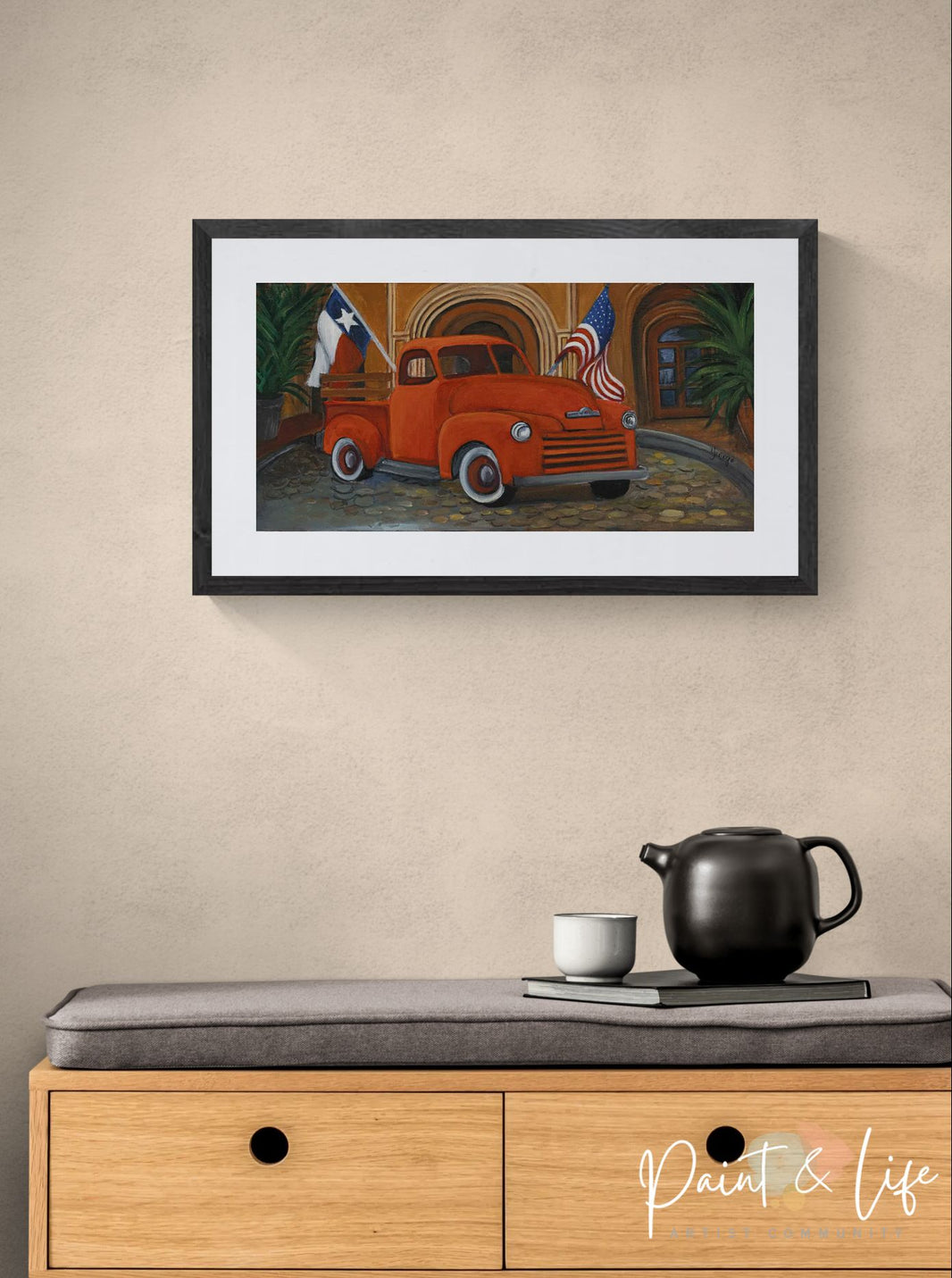 Texas Proud 24x12 inches Print by Yenny (Jenny Archbold)