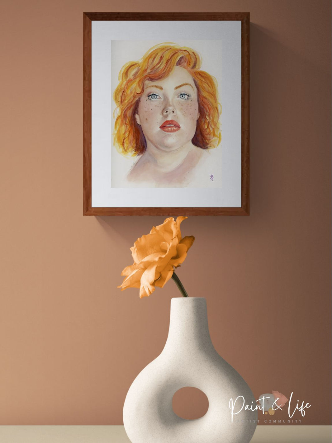 Wistful - 9x12 inches Print by Stacy Jenkins