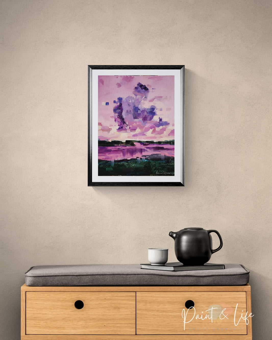 Amythest Glitch- Print by Aaron Criswell