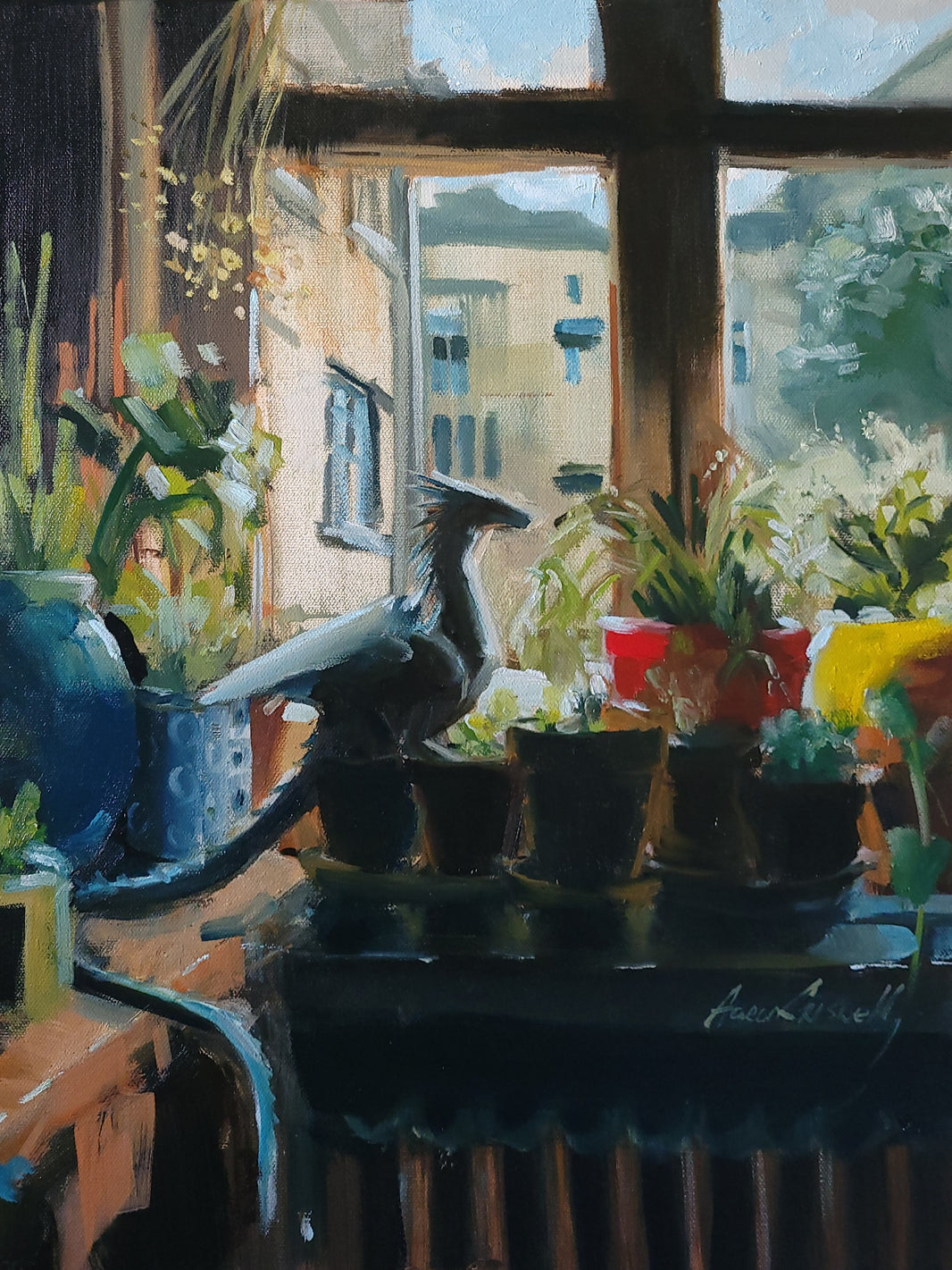 Apartment Garden - Print by Aaron Criswell