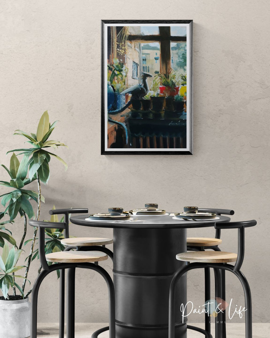 Apartment Garden - Print by Aaron Criswell