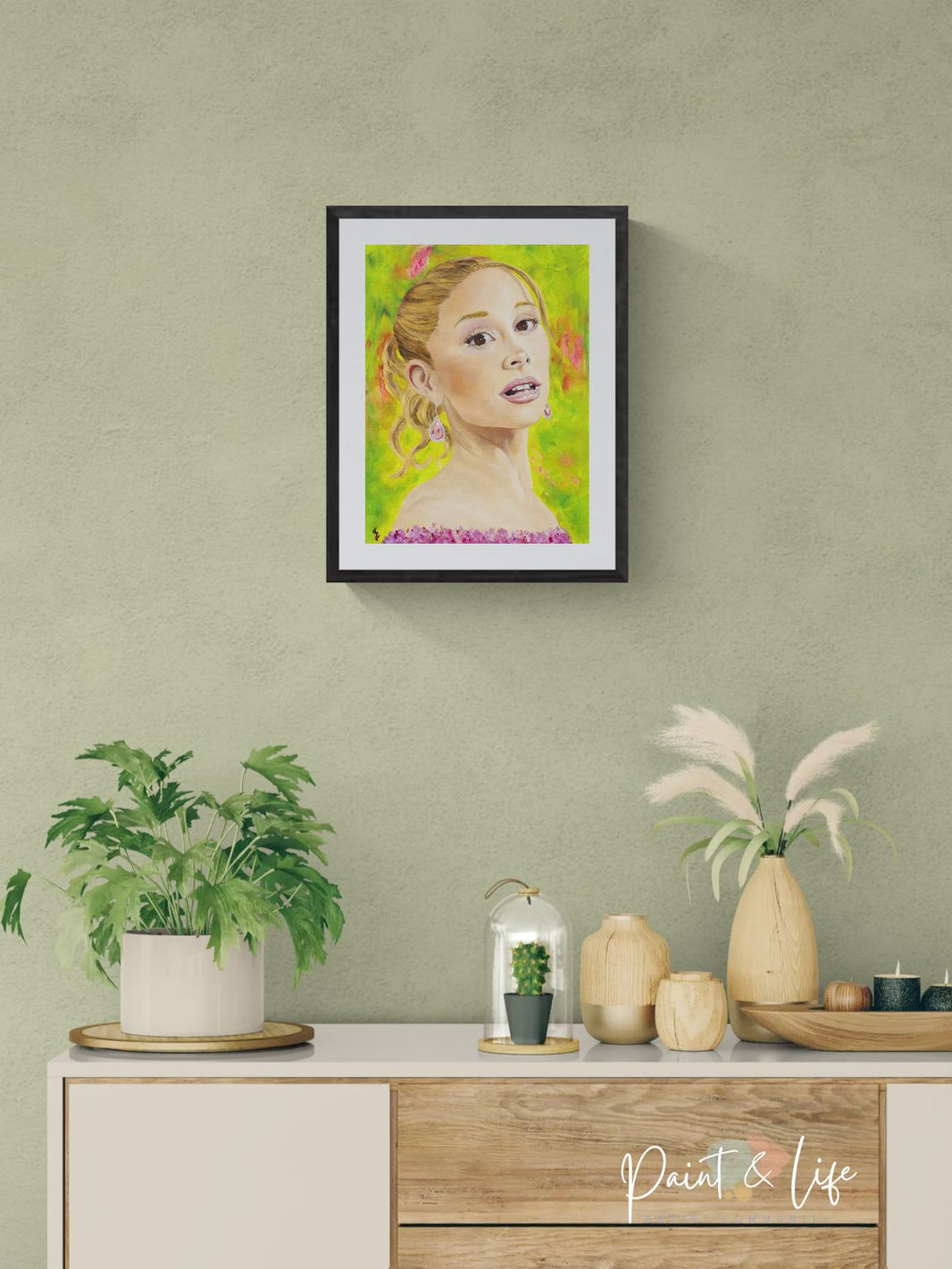 Bad Witch - 9 x 12 inches Print by Stacy Jenkins