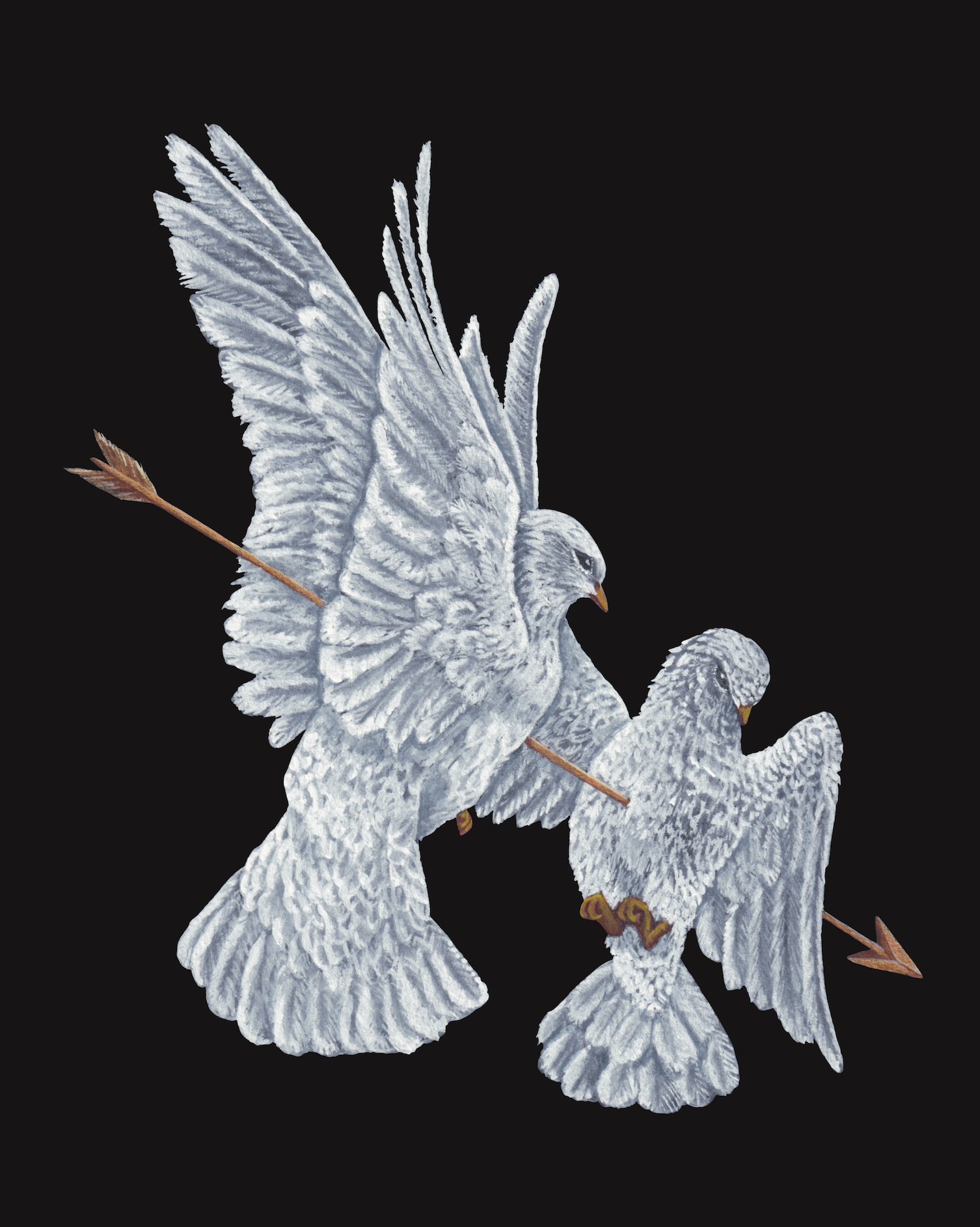 Cupid's Curse - 8x10 inches print by Stephenie Anderson