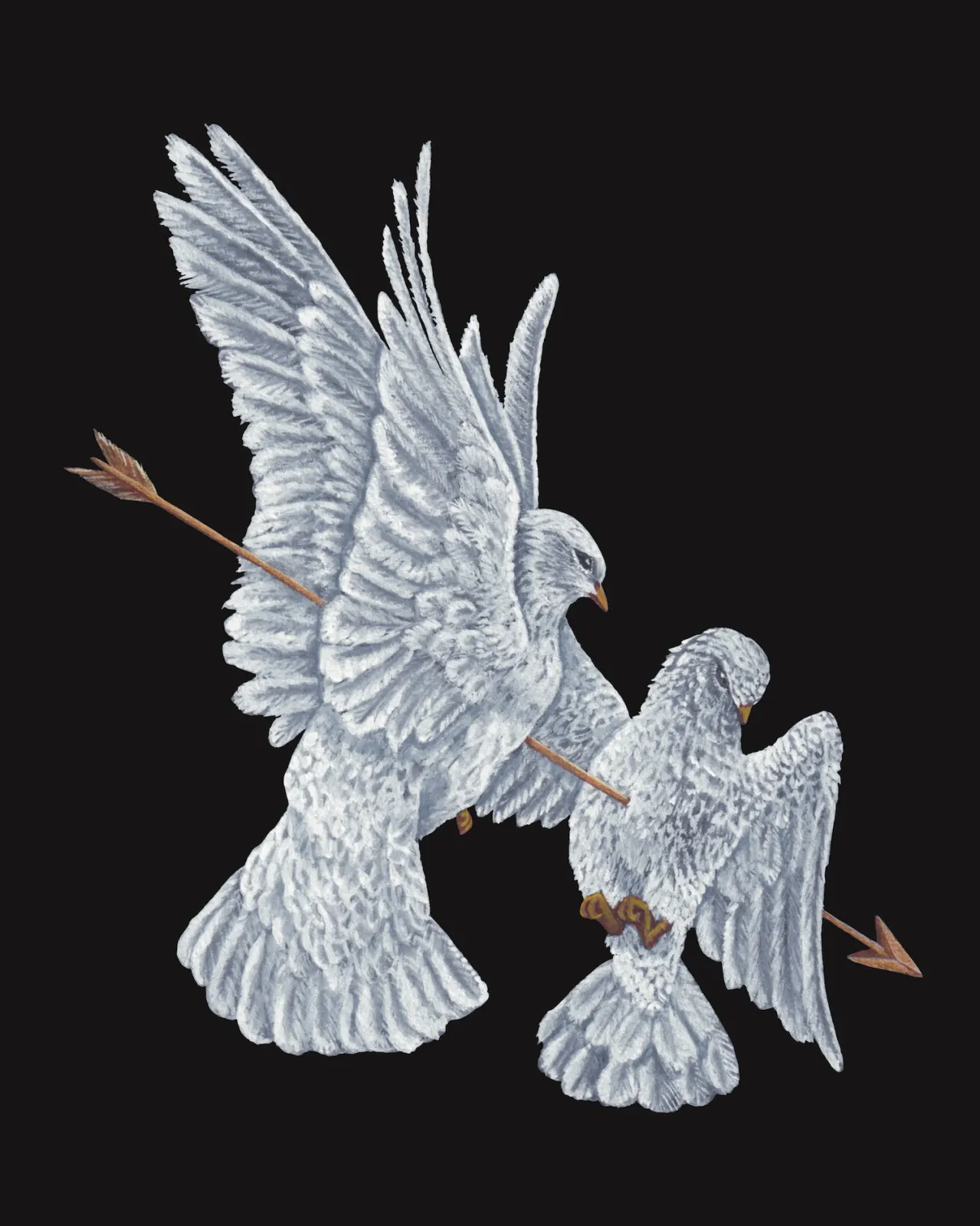 Cupid's Curse - 8x10 inches print by Stephenie Anderson