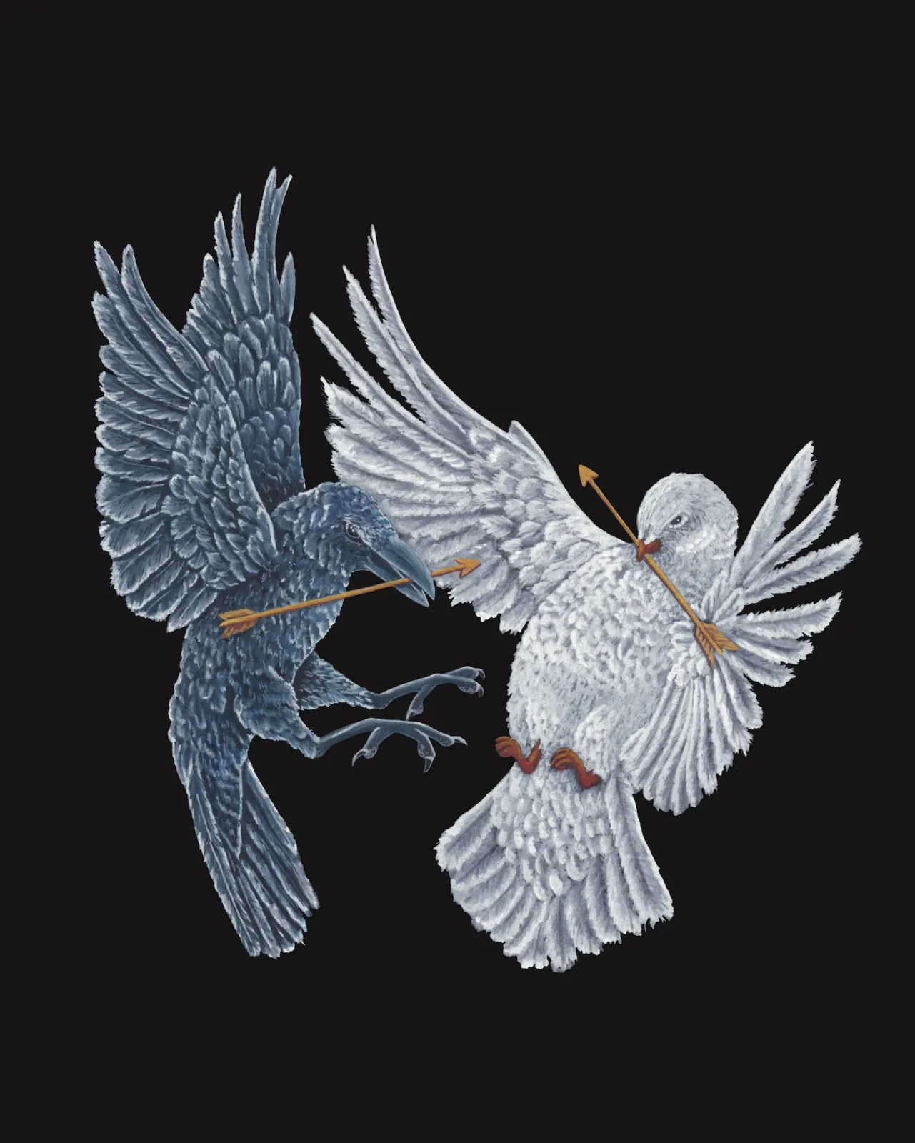Battle of Love - 8x10 inches print by Stephenie Anderson