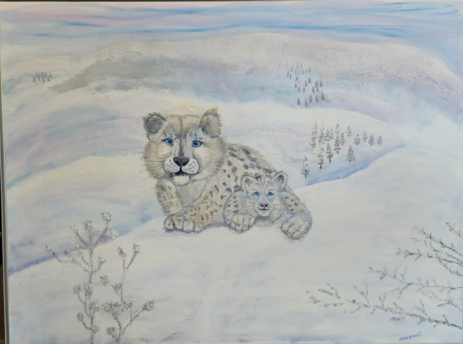 Dusk of the Snow Leopard