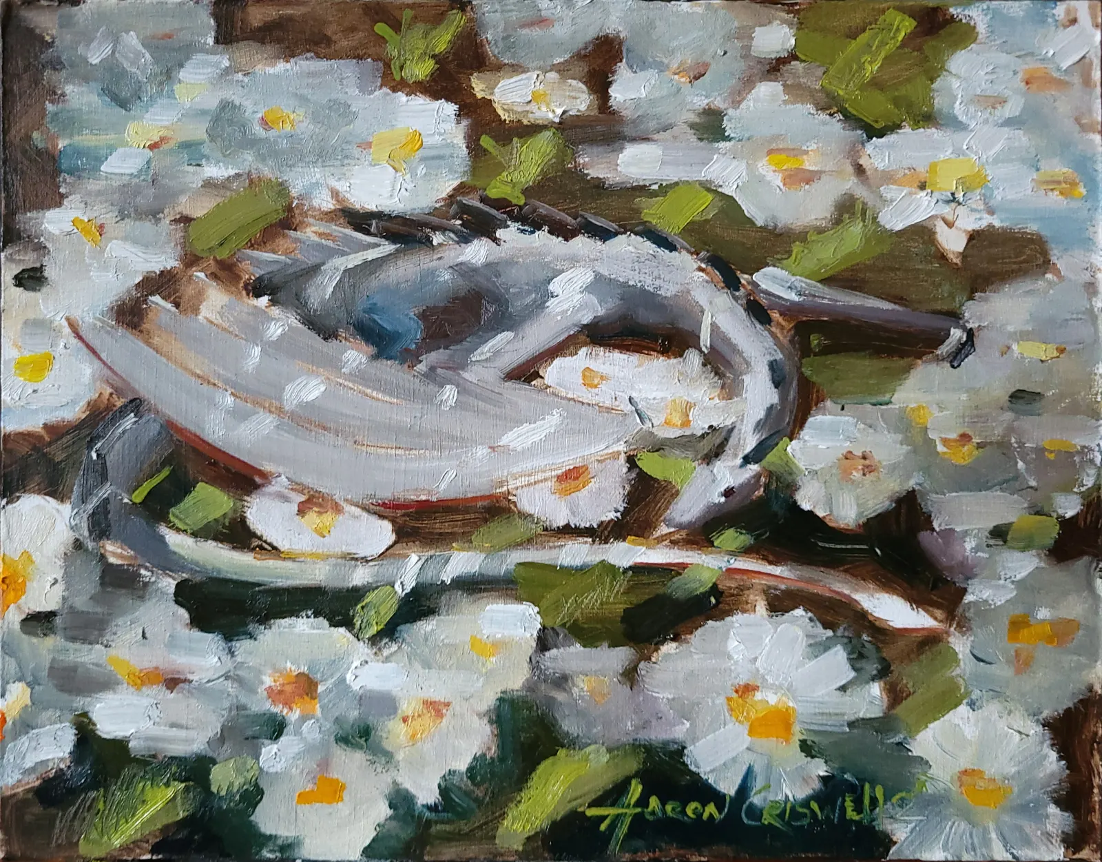 Camoflaged in dapled light - Print by Aaron Criswell
