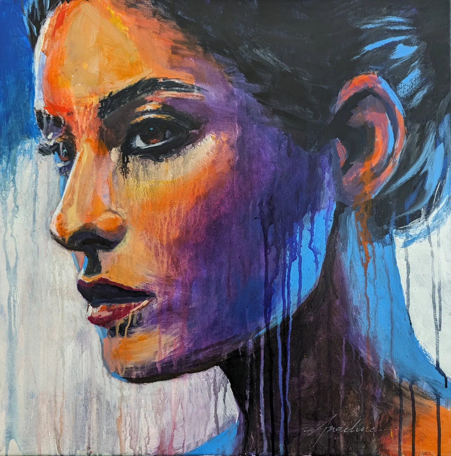 Cascading Reflections - Print by Angeline Collier