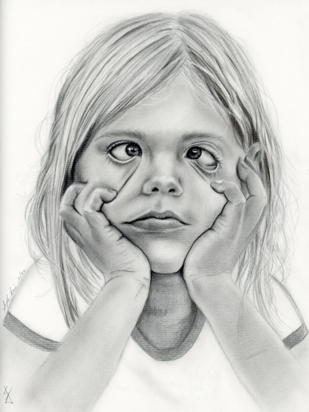 School Picture Day - 9 x 12 print by Stacy Jenkins