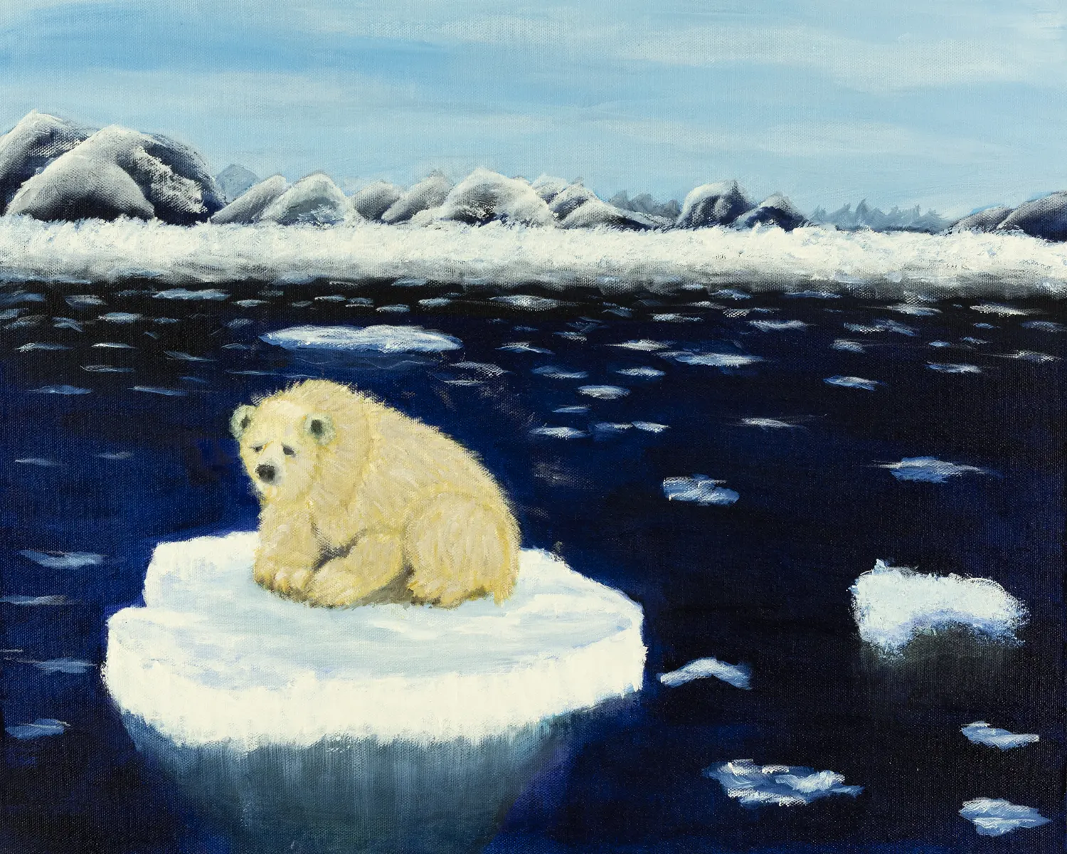 Polar Bear Adrift