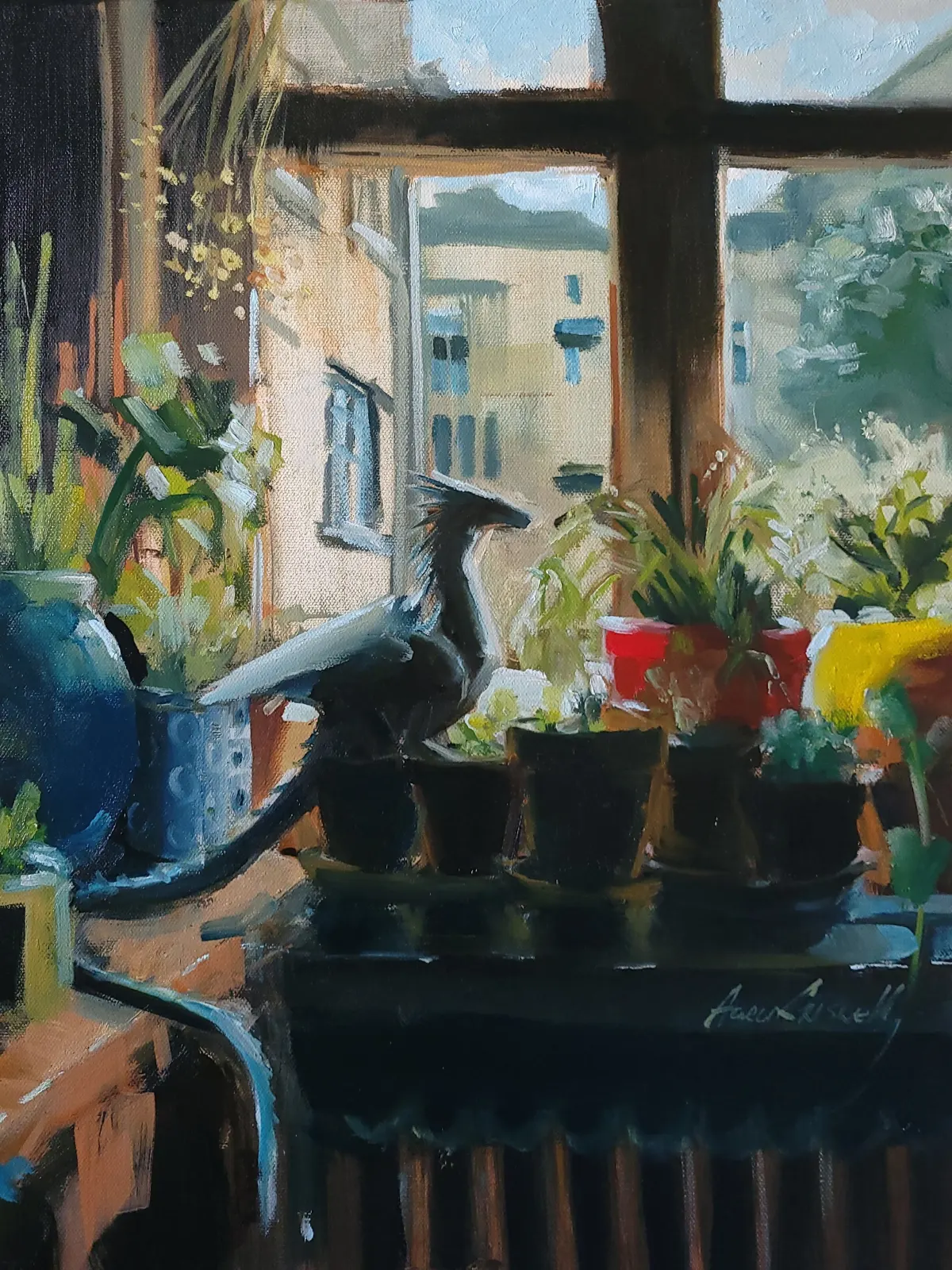Apartment Garden - Print by Aaron Criswell